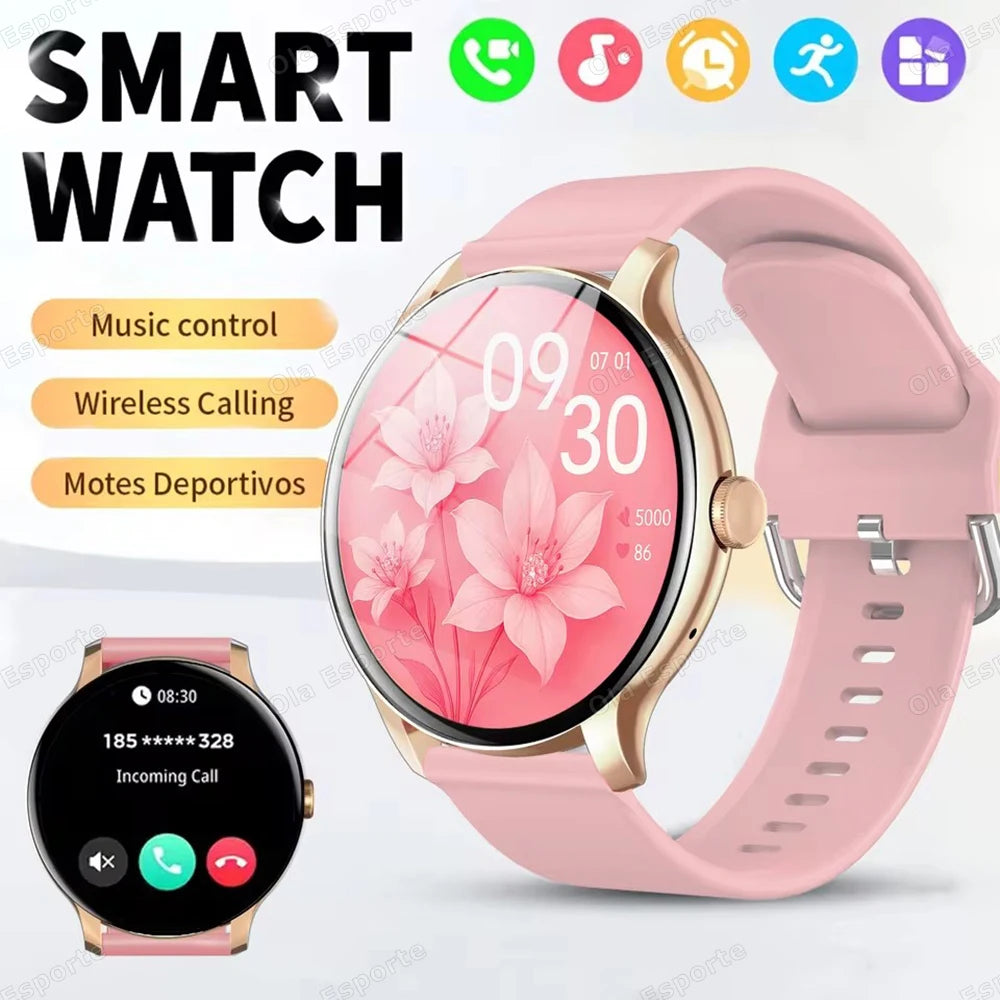 New Smart Watch 2025 Men Women Full Touch Screen Sport Fitness Watch IP67 Waterproof Bluetooth Call For Android IOS Smartwatch