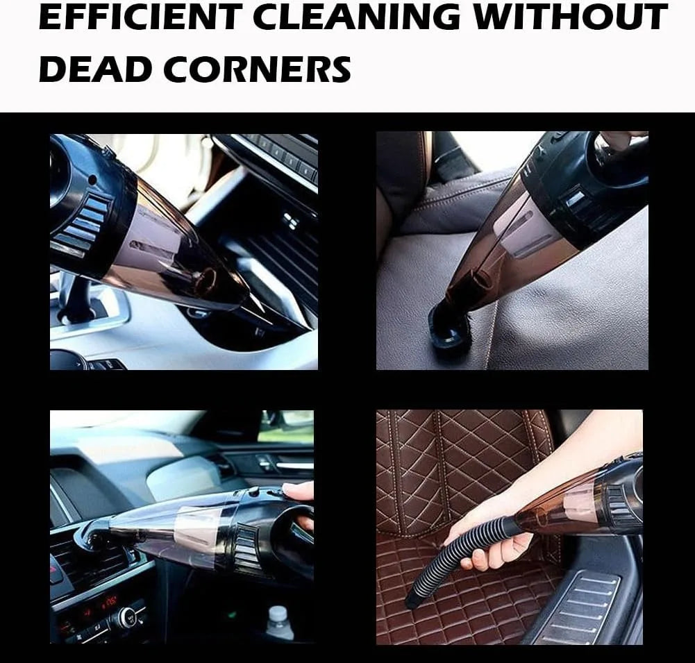Car Vacuum Cleaner-High-Power 12V Handheld Portable with Wired Design-Removes Dust,Food, Sand,and Dog Hair-Perfect for Cars