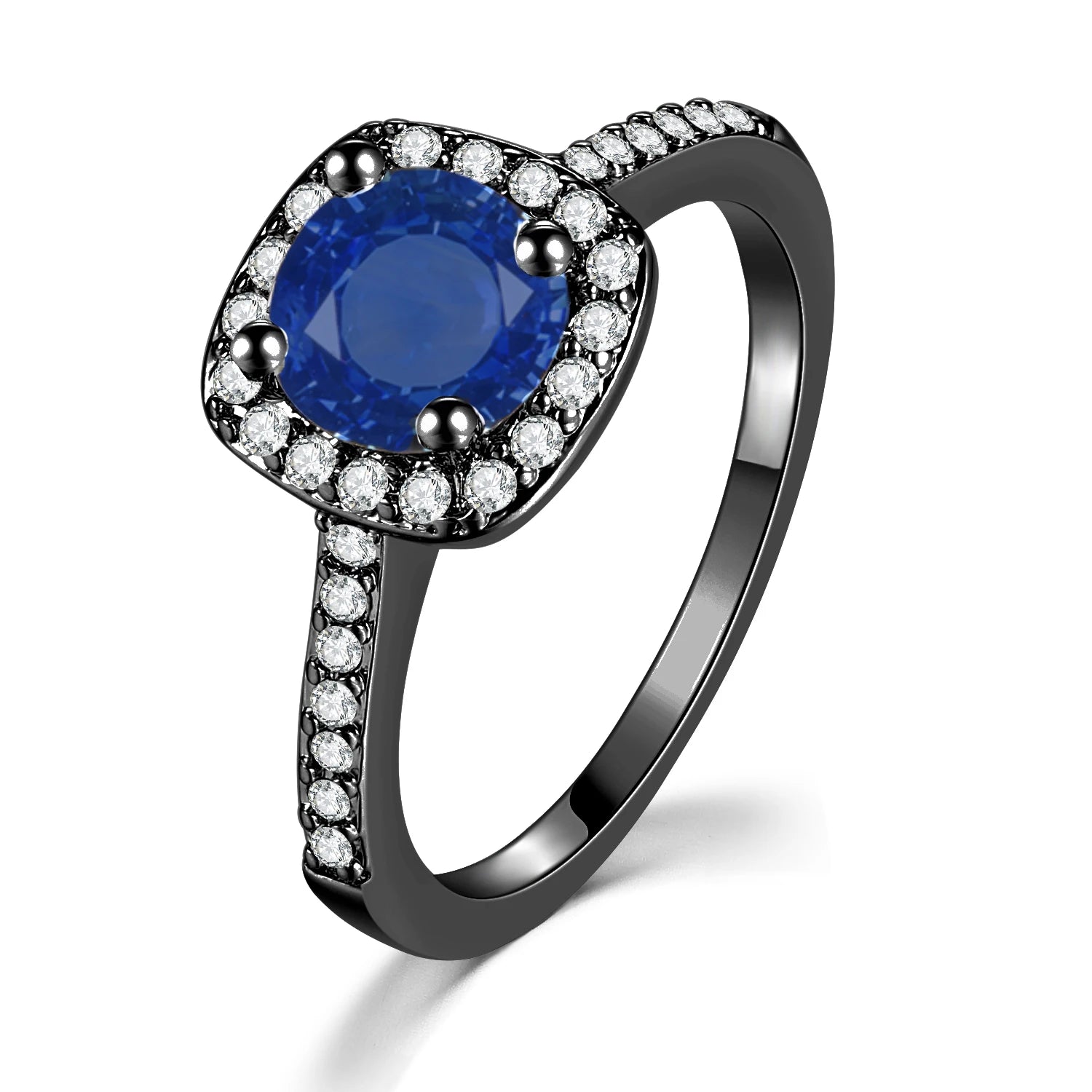 Double Fair Exquisite Square Wedding & Engagement Rings For Women Female Ring Jewellry Shiny Cubic Zircon Fashion Jewelry DFR531
