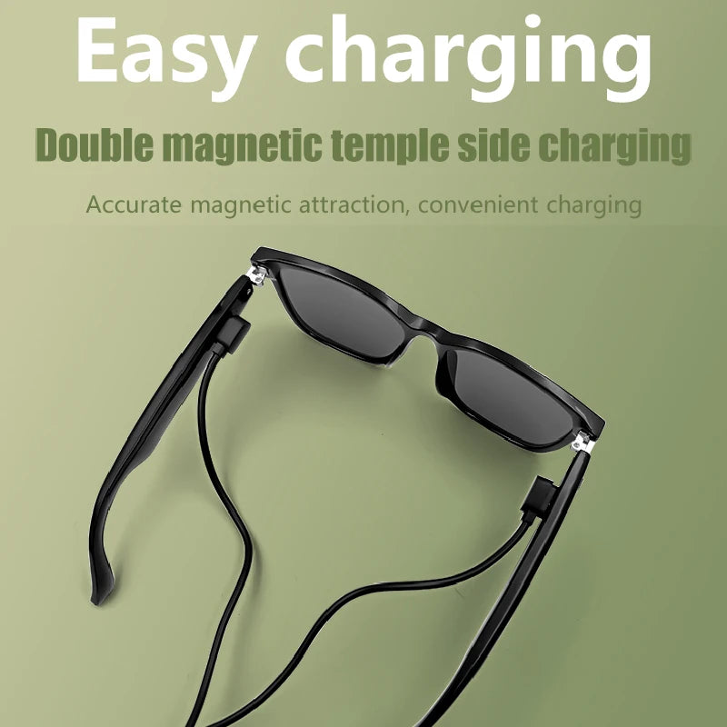 Smart Glasses Anti-blue Light Make Receive Calls Music Calling Noise Reduction UV400 Protection BT TWS Glasses Men Women Gift