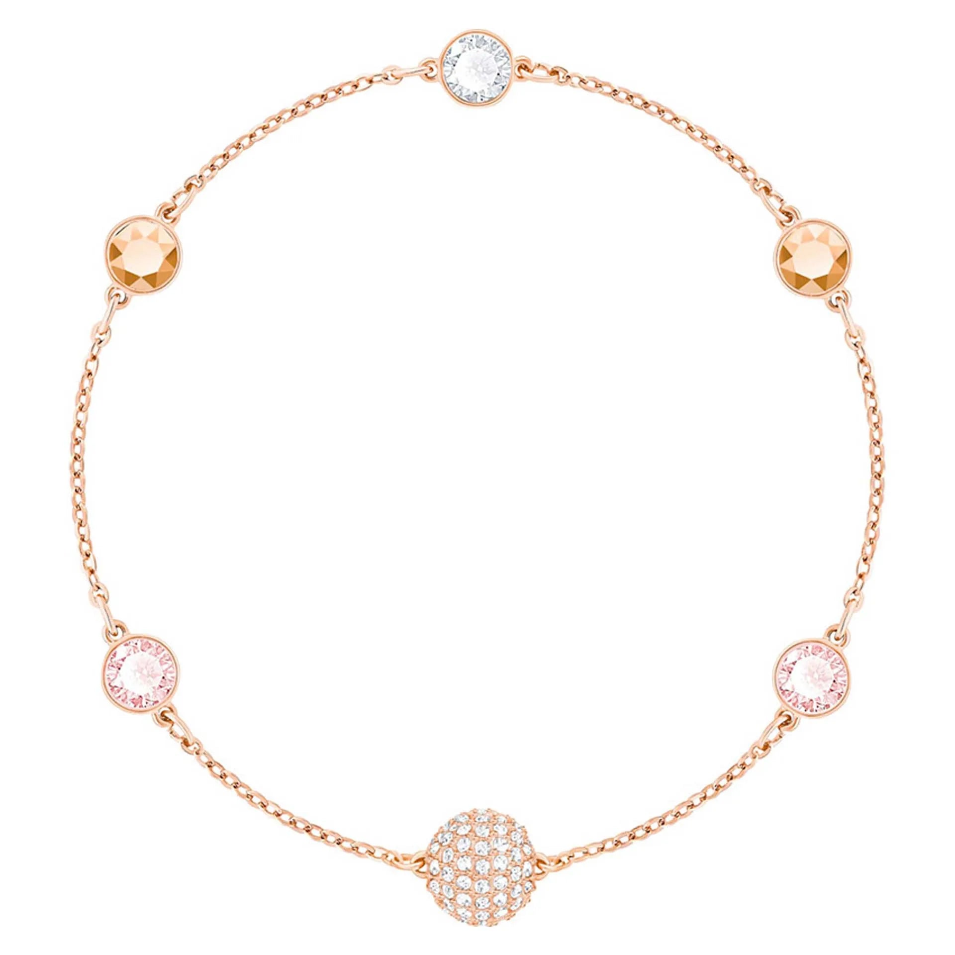 2025 New Fashion Women's Simple Round Ball Bracelet Austrian Crystal Small Pearl Invisible Magnetic Clasp Bracelet Romantic Gift