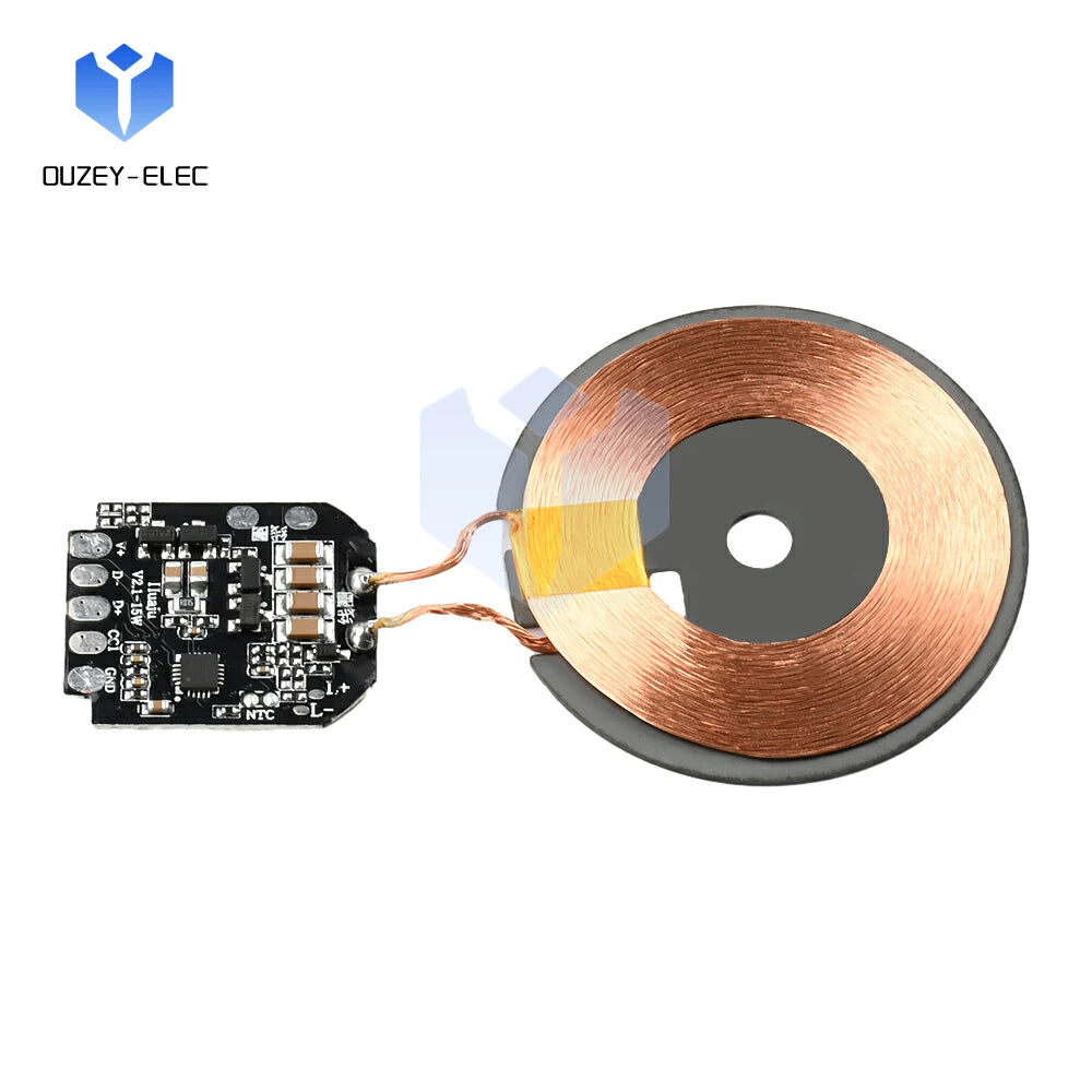 15W Wireless Charging Module DIY Wireless Charger 5/10/15W Adaptive Rapid Charger with Charge Protection For Phone Charging