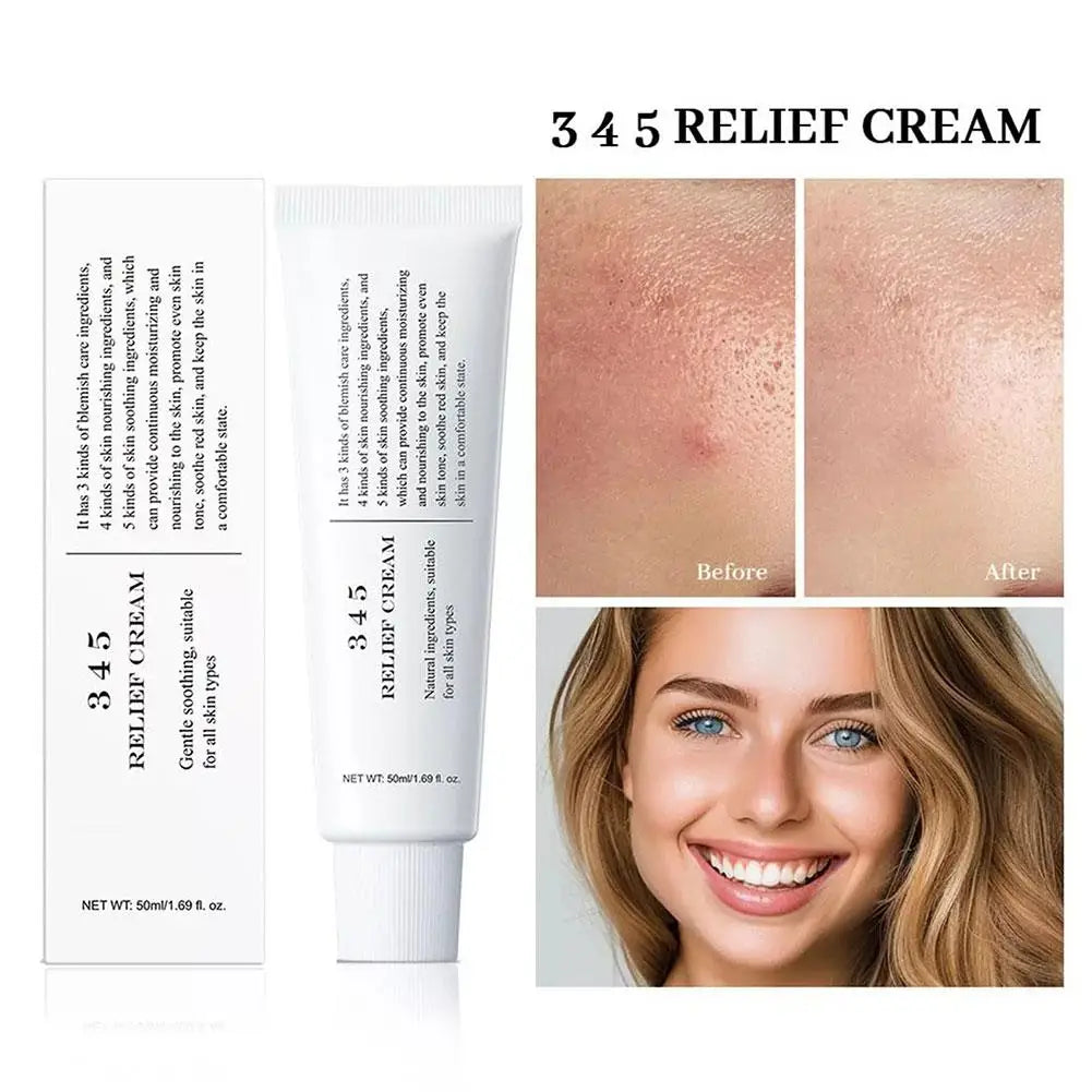 345 Antioxidant Cream Moisturize Intensive Repair Barrier Soothing Acne Oil Sensitive Skin 50ml Relief Cream Korean Gentle Care