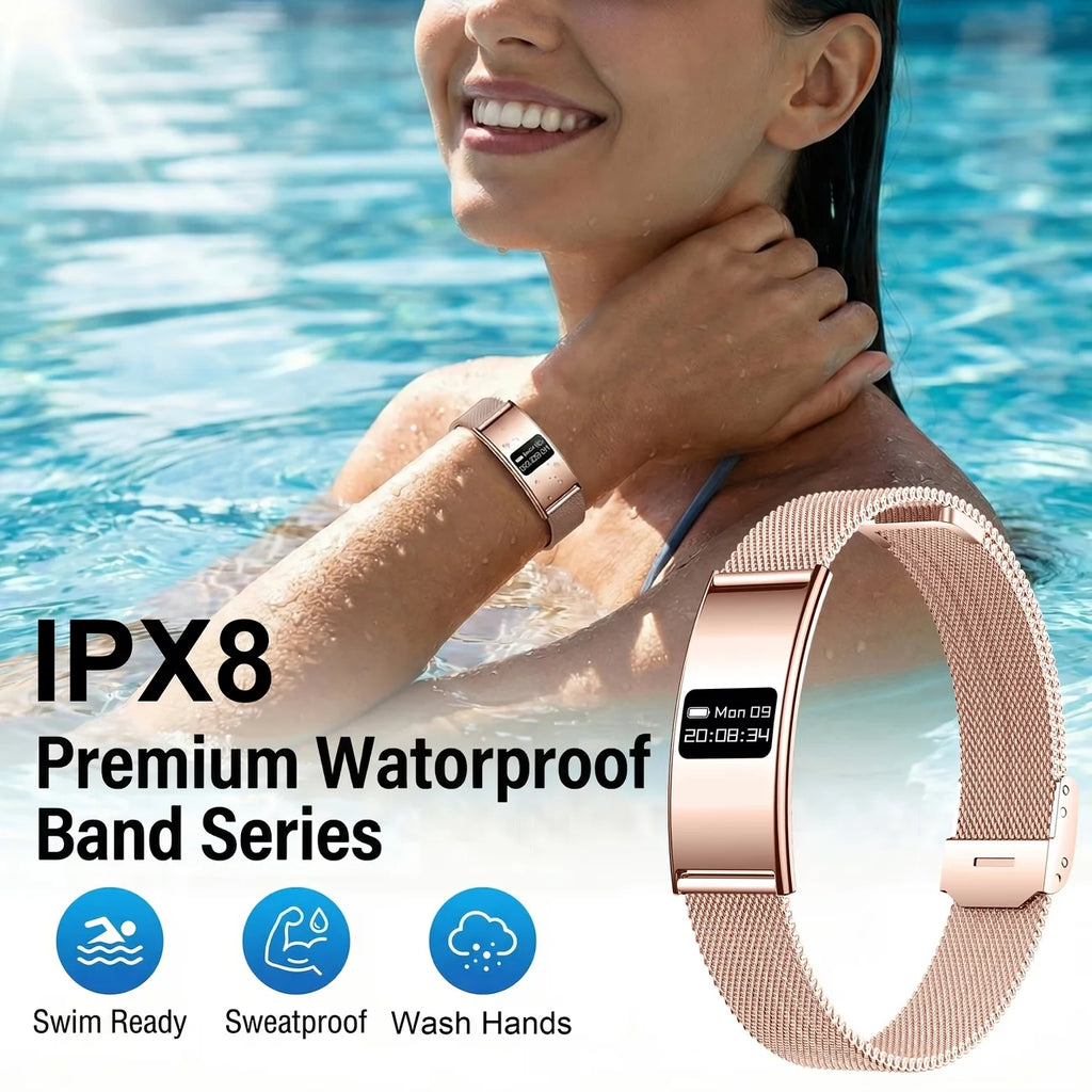 2026 Men Women Smart Bracelet Heart Rate Blood oxygen Sleep Monitor Health Band Waterproof Sports Fitness Tracker Smart Watch