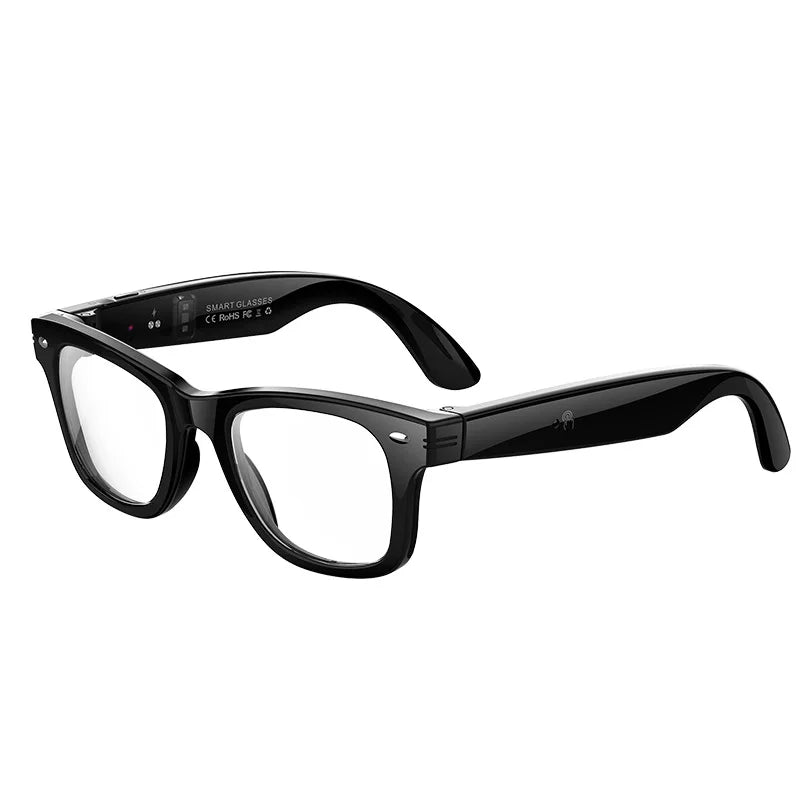 AI Smart Glasses UV Protection Translation Sunglasses With Multi Sports Modes Heart Rate Blood Oxygen Monitoring Glasses