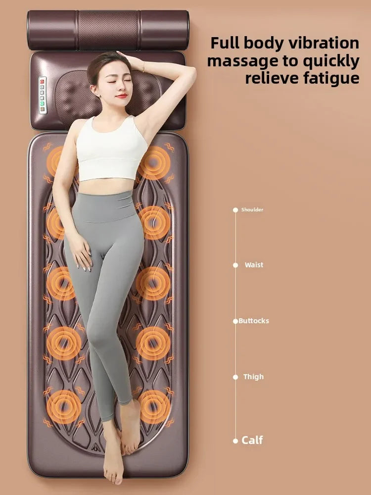 Massager shoulder cervical back waist multifunctional mattress full body automatic kneading instrument massagecushion home chair