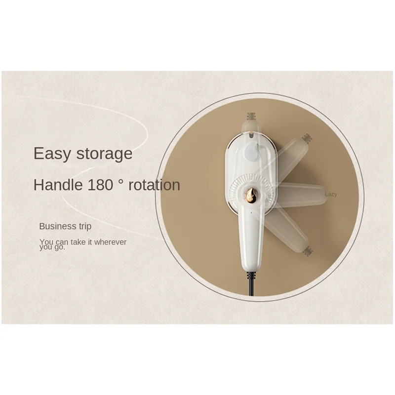 Travel Steamer Iron For Clothes Portable Ironing Machine Travel Small Size Portable Steamer College Dorm Home Durable Us Plug