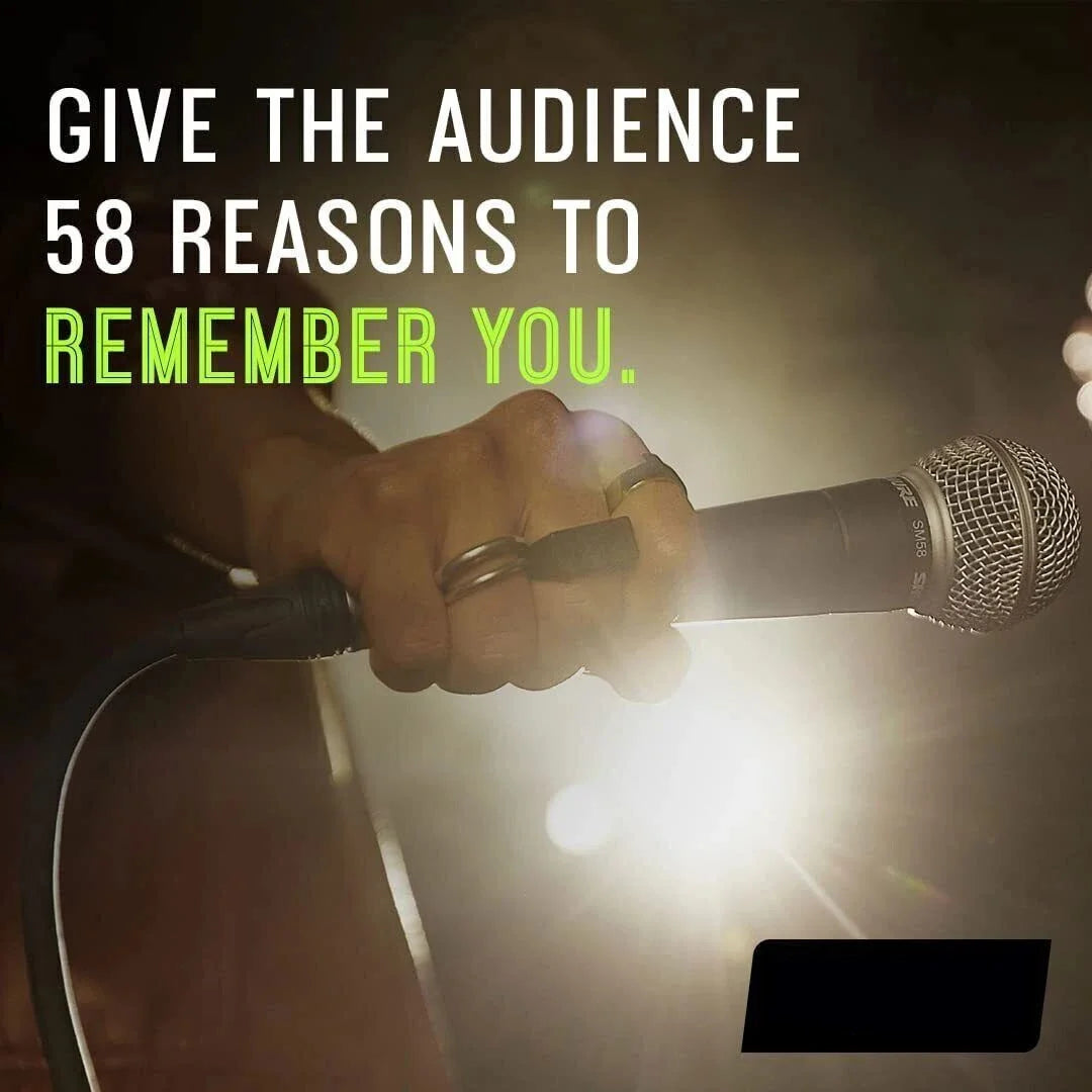 Metal SM58 cardioid Dynamic Microphone For Stage Singing Professional Wired Microphone for Karaoke BBOX Recording Vocal