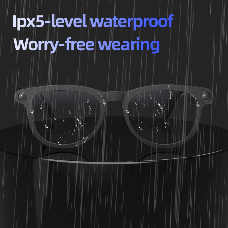 Xiaomi 4K HD AI Smart Glasses Multifunction Bluetooth Calling Voice Assistant Music Player Translation Camera Glasses Gift Lens