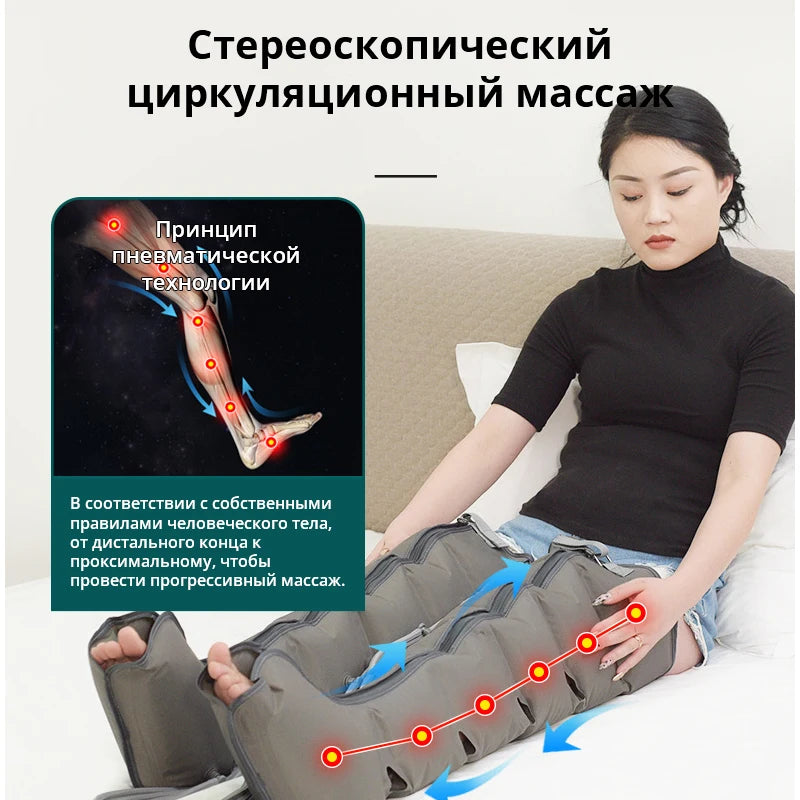Electric lymphatic drainage device Air Compression Massager Leg Massager Airbag Massage Promote Blood Circulation in Salon SPA