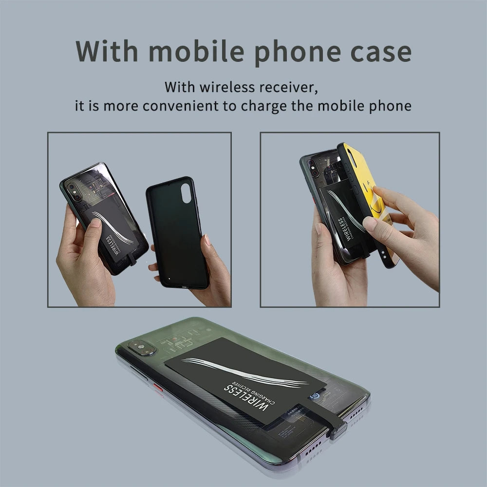 Wireless Charger Type-C Universal Charging Receiver for P20 Pro P10 Plus Mi8 Mi6 for USB Type C
