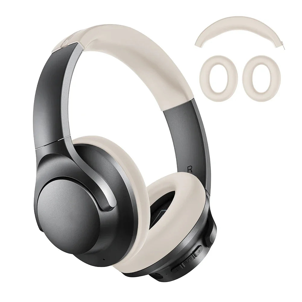 Suitable for Anker Soundcore Life Q20i Headset Silicone Protective Case Headband EarPads Protective Case Soft and skin friendly