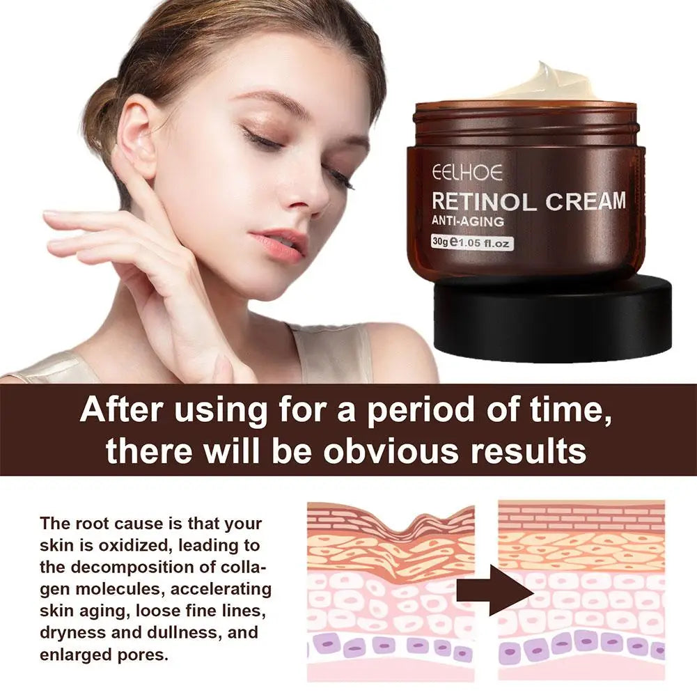 1/3/5PCS Retinol Face Cream Wrinkle Remover Anti-Aging Firming Lifting Fade Fine Lines Serum Whitening Moisturizing Skin Care