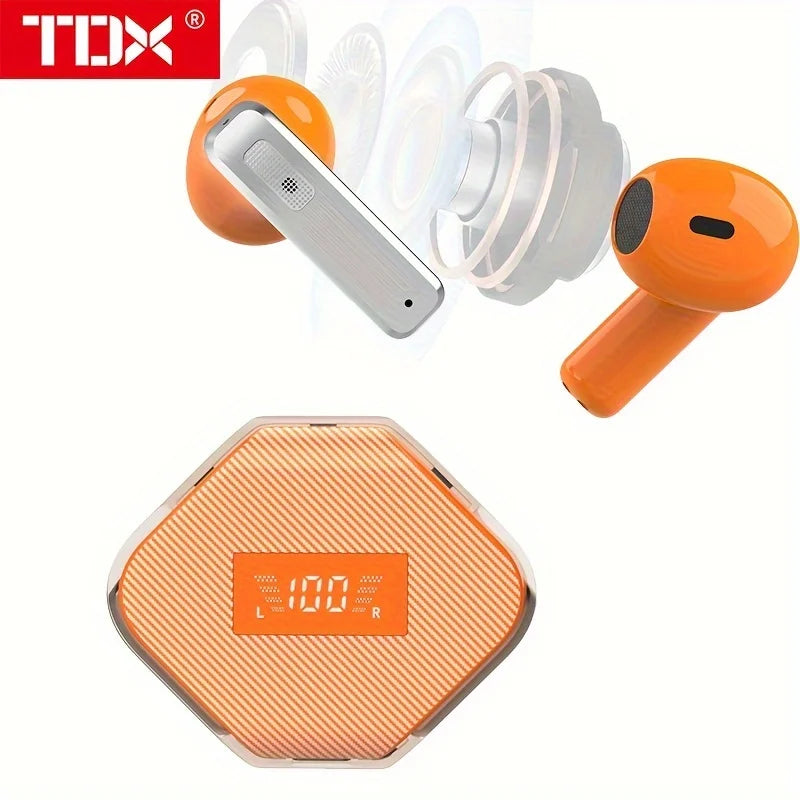 Wireless Bluetooth 5.3 Earphone With LED Screen HIFI ENC Call noise reduction Earbuds In-ears Headphones Gaming Headset With mic