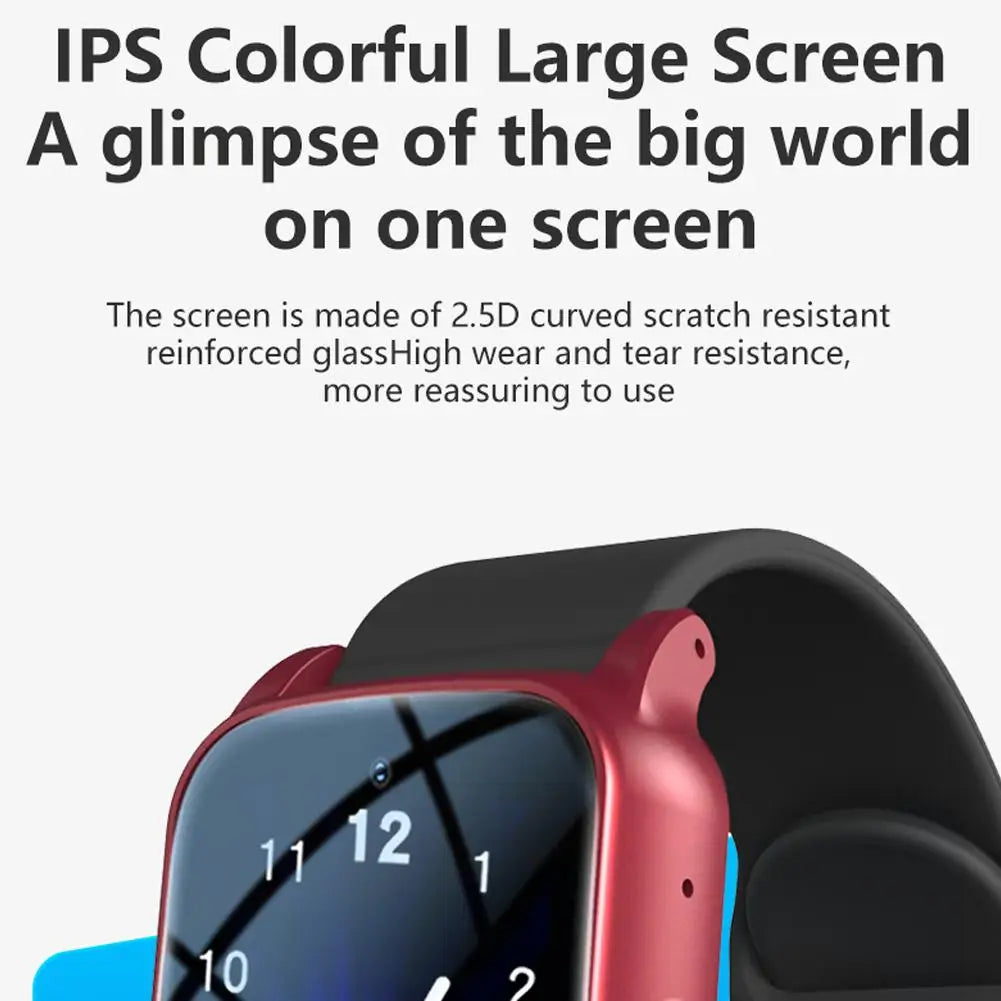 Elderly Smart Watch With Card Insertion, One-click SOS Call for Help, GPS Anti-lost Positioning Bracelet, IP67 Waterproof