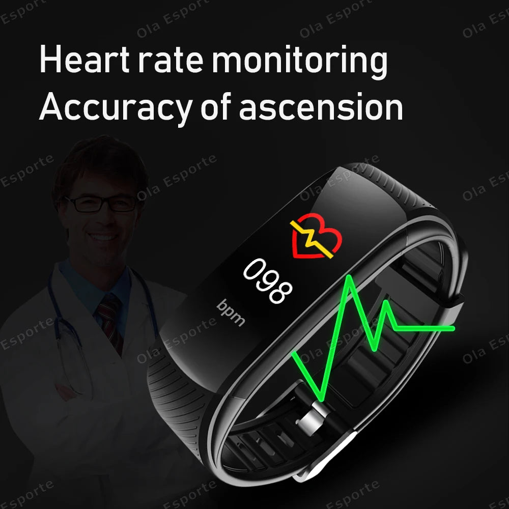 Smart Watch Men Women Bluetooth Step Counting Sports Bracelet Fitness Tracker Heart Rate Blood Pressure Sleep Smart Bracelet New