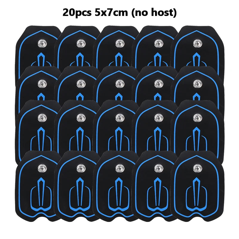 Electrode Pads Conductive Gel Physiotherapy Tens Therapeutic Pulse Pressure Electrical Compex Muscle Stimulator Massage Patches