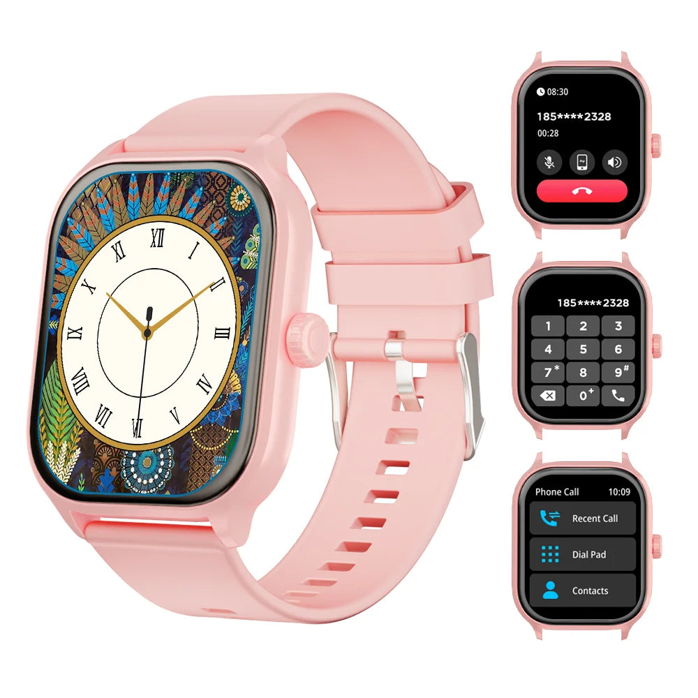 Smart Watch Women 2.01 HD Smartwatch Men Bluetooth Call Message IP68 Waterproof For Men Women Gift For Android iOS