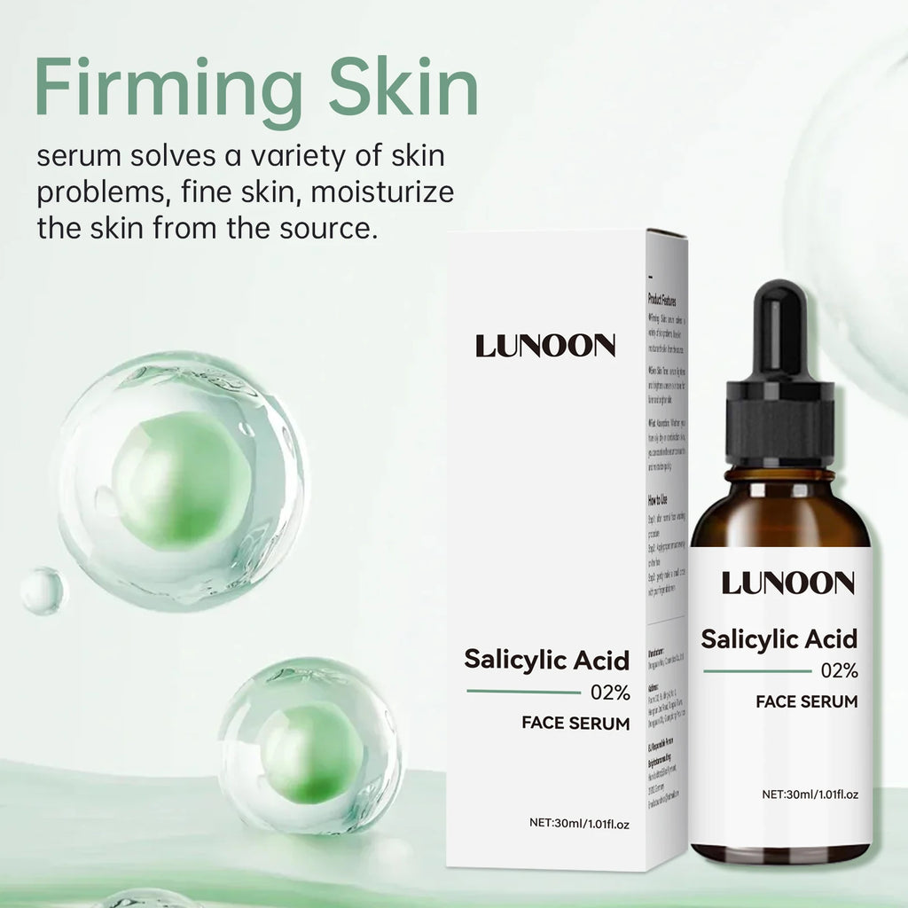 Salicylic Acid Facial Serum Firming Even Skin Tone,unclogs Pores,oil Control Lightening Fine Lines Fast Absorption Face Care