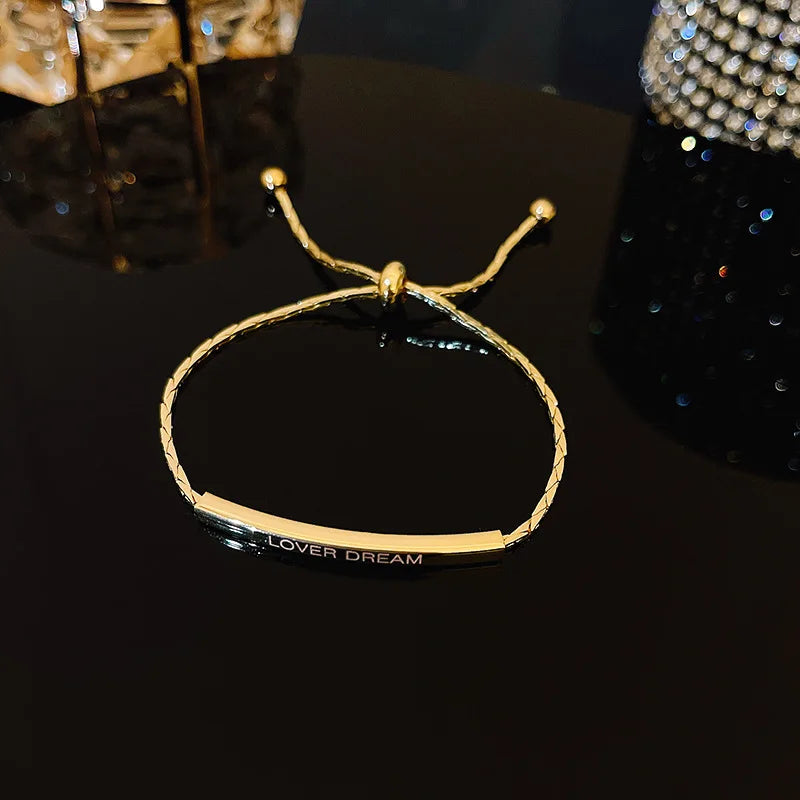 Luxury Gold Plated Oversized Zircon Adjustable Bracelets For Women 2022 New Trendy Shiny High Quality Bracelet Wedding Jewelry