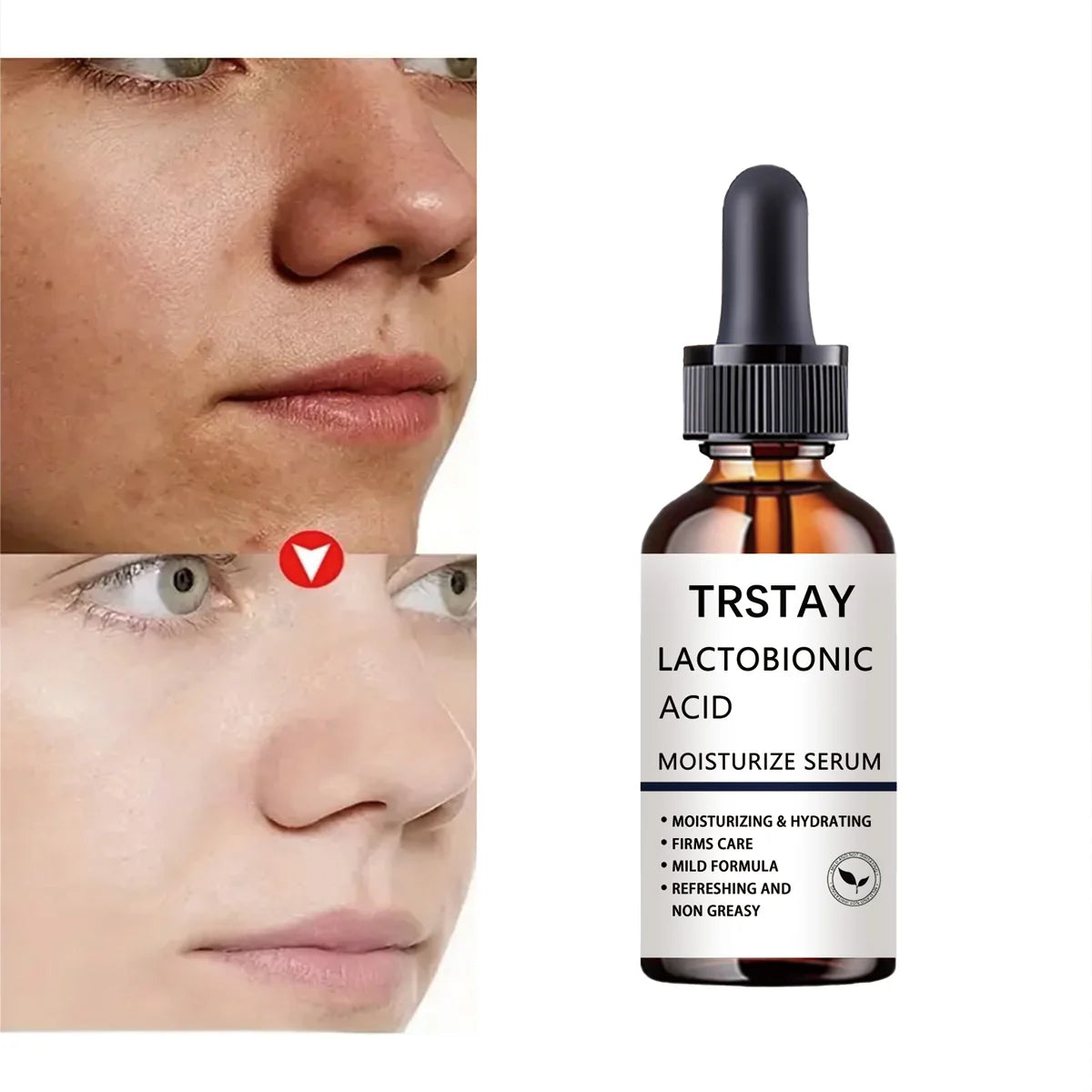 Instant Perfection Serums Facial Lactobionic Acid Skin Care Face Serums Reduce Wrinkles Fine Eye Essence Firming Lifting