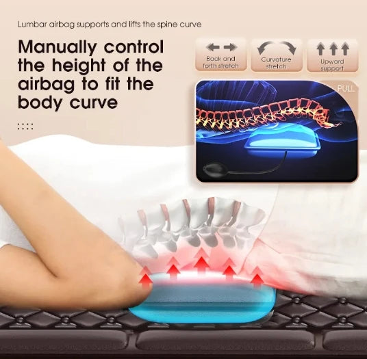 Health Care Massager Electric Shiatsu Vibrating Heating Massage Cushion Mattress for Body