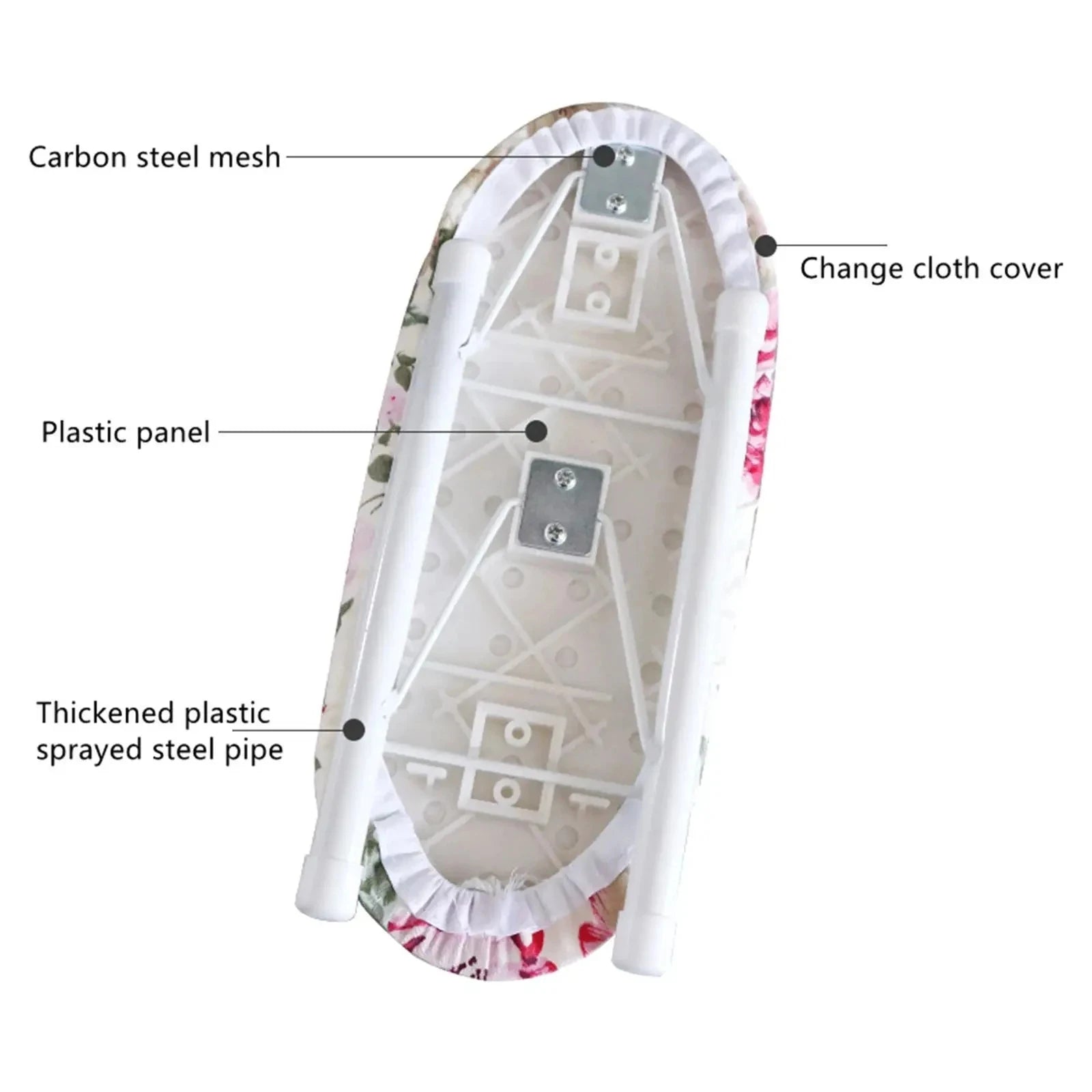 1PC Mini Portable Sleeve Ironing Board Home Desktop Foldable Ironing Board Suitable Shirt, Sleeve Size