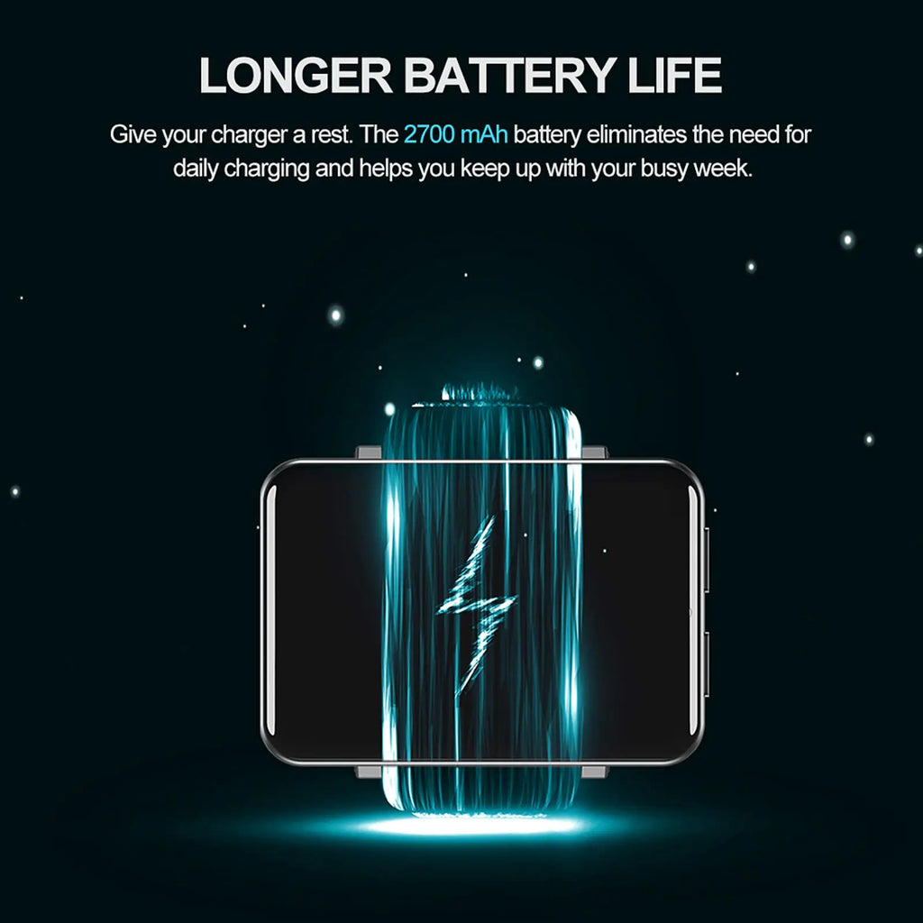 DM100 4G LTE Smart Watch 3GB RAM 32GB ROM 5MP Camera IPS 2700mah Battery 2.86 inch Screen Fitness Sports Sim Card Smartwatch Men