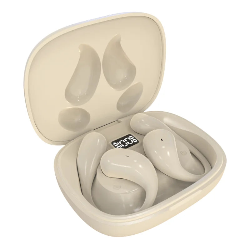 Bluetooth Wireless Headphones HiFi Music Earphones with Mic Smart Touch Noise Reduction Earhooks Waterproof Headset for Sports