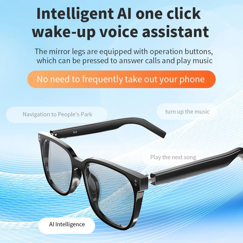 NEW Smart Bluetooth Glasses Fashionable Color-changing Sunglasses Open Audio Polarized Glasses for Casual Sports Smart Glasses