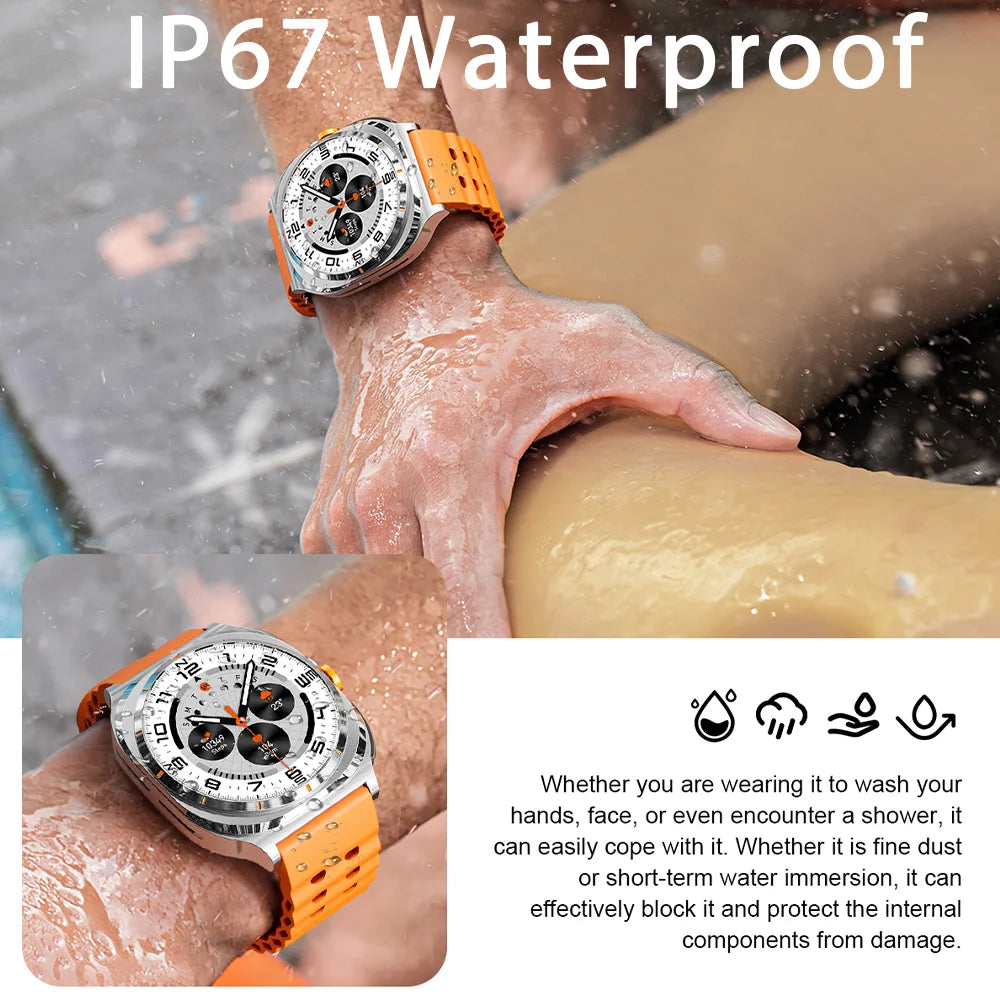 2025 New Smartwatch 2 In1 Headset Features Bt Call Health Detection, Ip67 Water Resistance, Gps Positioning, Sports Mode Watch