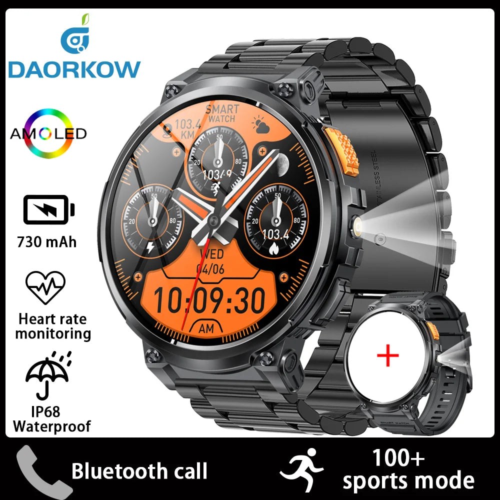 2025 Smart Watch1.85 inches,730mAh large battery,heart rate monitoring,Bluetooth call function,IP68 waterproof,suitable for gift