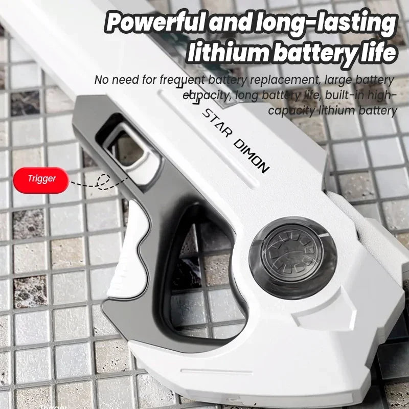 Electric Water Absorption Water Gun Toy  Automatic Water Pistol Shoot Pool Beach Toy for Boys Summer Outdoor for Kids Gift Idea