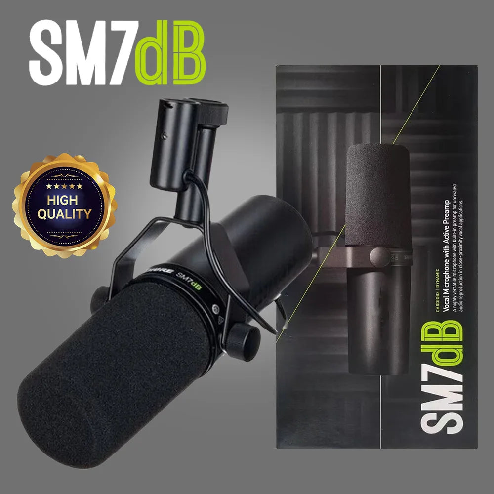 SM7dB studio dynamic microphone radio live vocal microphone sm7b upgraded version With Built-in Preamp for Streaming Podcast