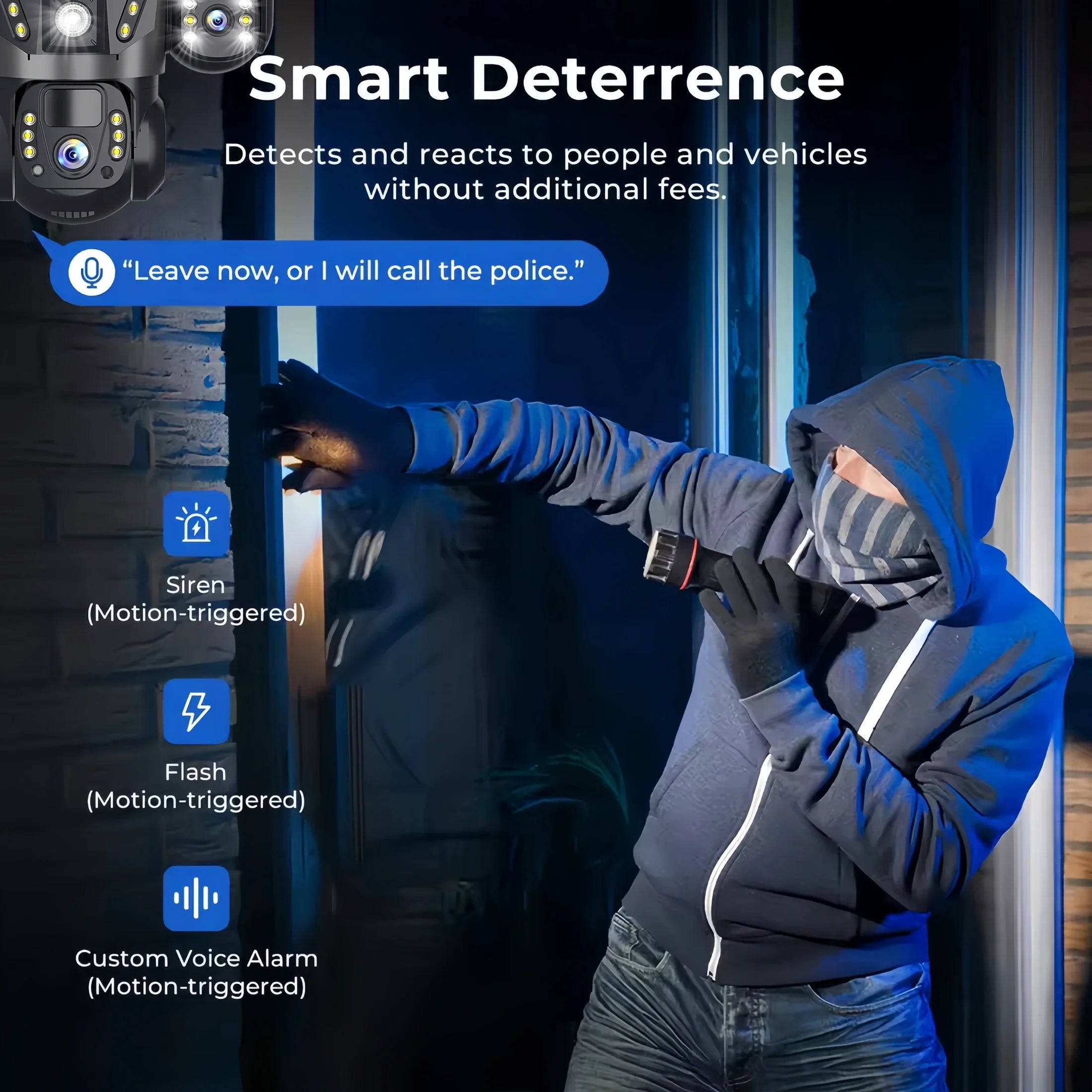 4G Solar Camera V380 Pro HD 15MP 360 Outdoor Waterproof CCTV Night Vision Two Way Audio Human Detection