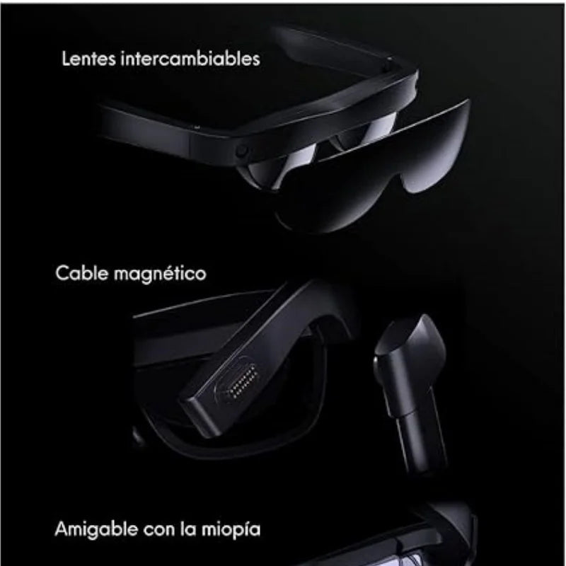 TCL Thunderbird/RayNeo Air Plus 215-inch HD 3D Glasses Game Viewing Display Head Mobile Phone  Projection Screen AR Glasses