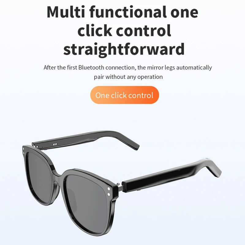 NEW Smart Bluetooth Glasses Fashionable Color-changing Sunglasses Open Audio Polarized Glasses for Casual Sports Smart Glasses