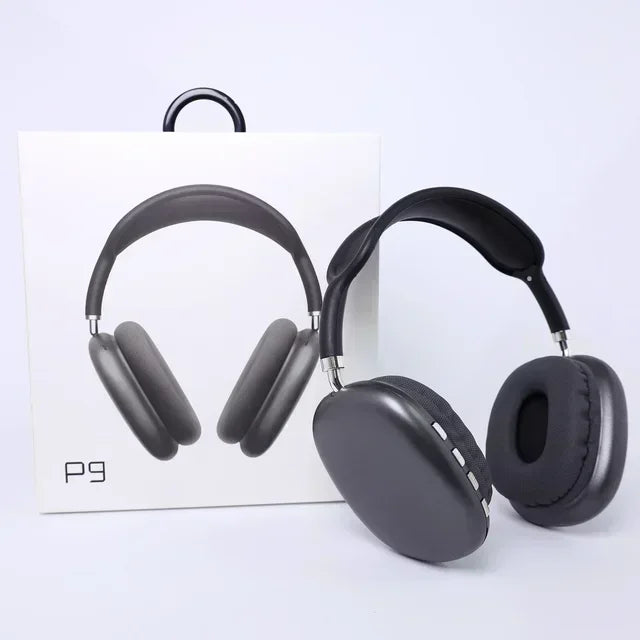 P9 Pro Max Head Mounted Bluetooth Earphones Noise Cancelling Wireless Stereo Sound Earphone Sports Gaming Bluetooth Headphones