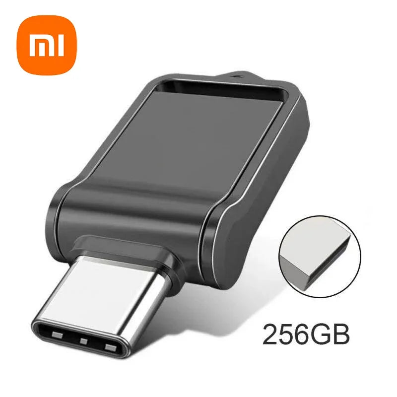 Xiaomi Mini 2TB Flash Drive USB 3.0 Fast Type C Pen Drive Memory Stick High Speed Data 512GB For Computers Phone PC Fast U Disk
