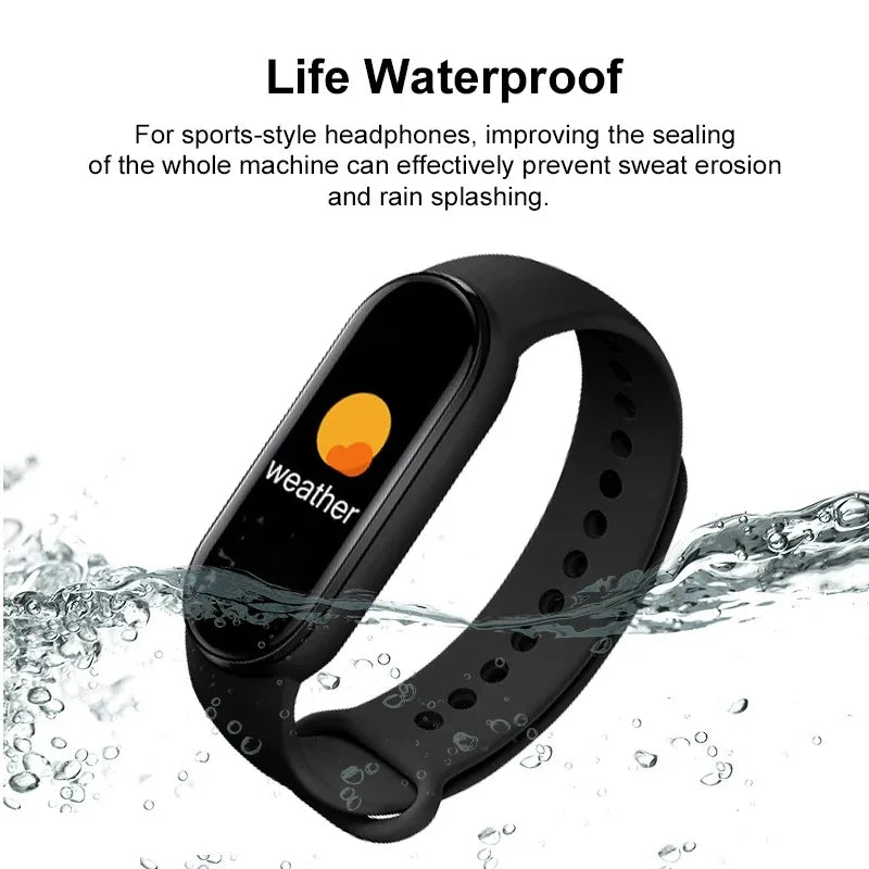 New Smart Bracelet Men Women Fitness Tracker Smartwatch Blood Pressure Heart Rate Monitor Band Smartbracelet For Android iOS