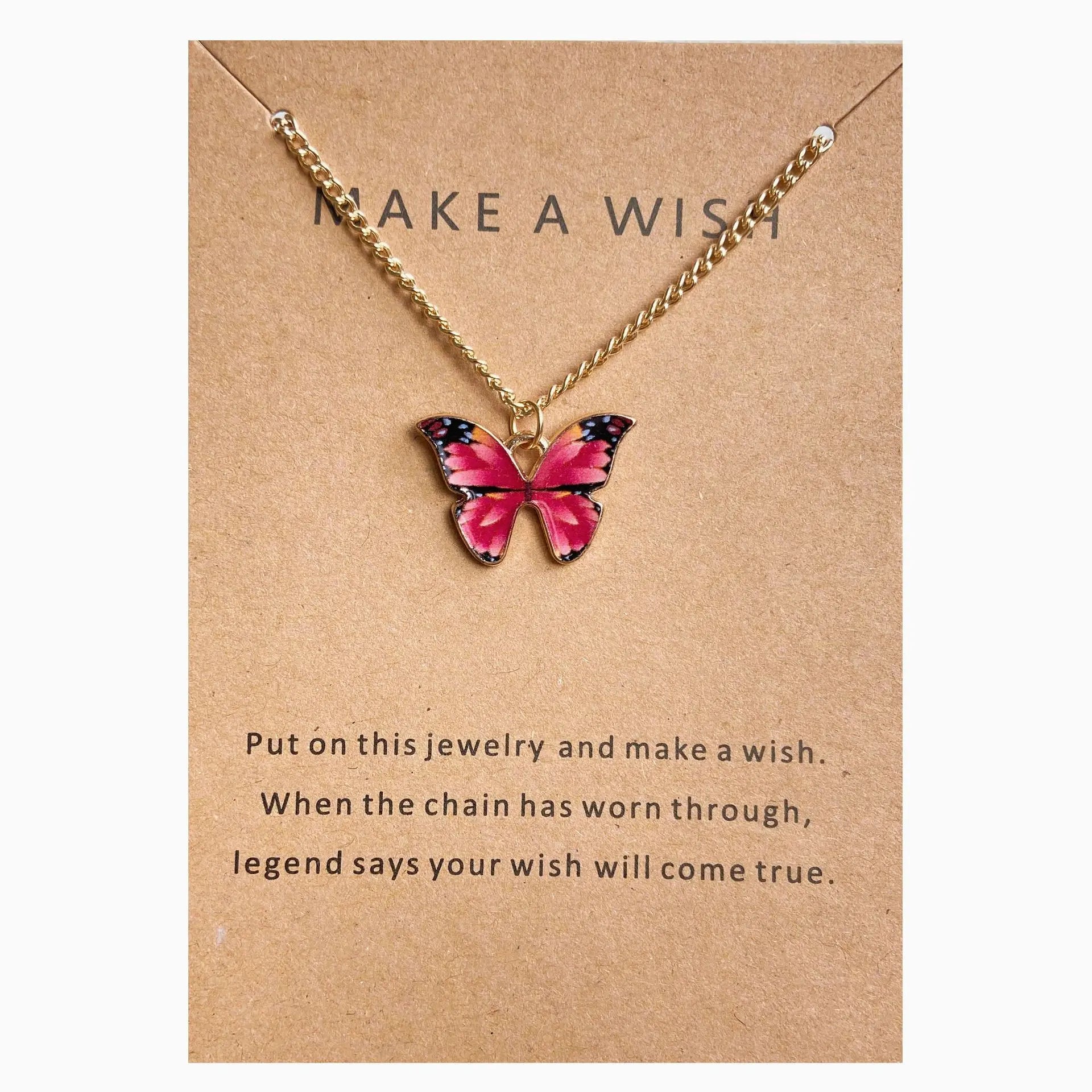 Fashion Women Necklace Korea Style New Butterfly Pendant Necklace Gift For Girl Cute Lovely Neck Jewelry Wholesale Dropshipping