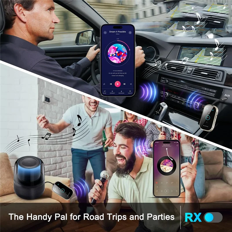 JABS-Bluetooth Transmitter Airfly Pro Bluetooth Transmitter Airplane Wireless Transmitter For Airplane/TV/Car/Gym