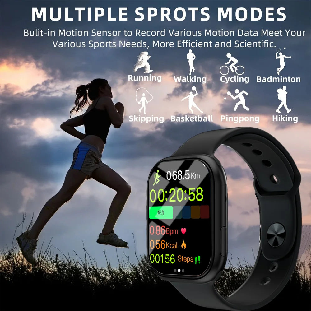 2025 Smart Watch New Original for Men Series 9 Phone Call Custom Watch Face Sport Waterproof Women Man Wearable