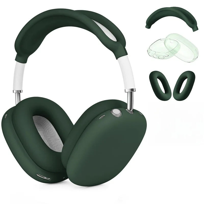 for 2024 AirPods Max2 New Headphone Protective Case 3 in 1 transparent TPU Silicone Case Anti-scratch For Airpods Max2 Protector