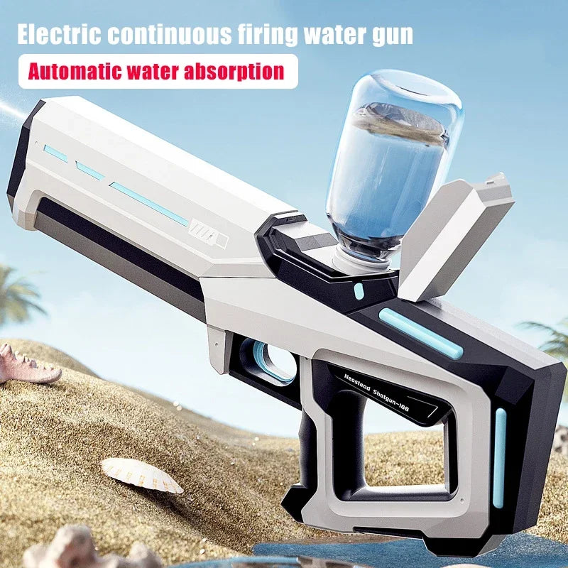 Electric Water Guns for Adults Powerful Squirt Automatic Water Suction Water Blasters Summer Outdoor Beach Toy for Kids Gift