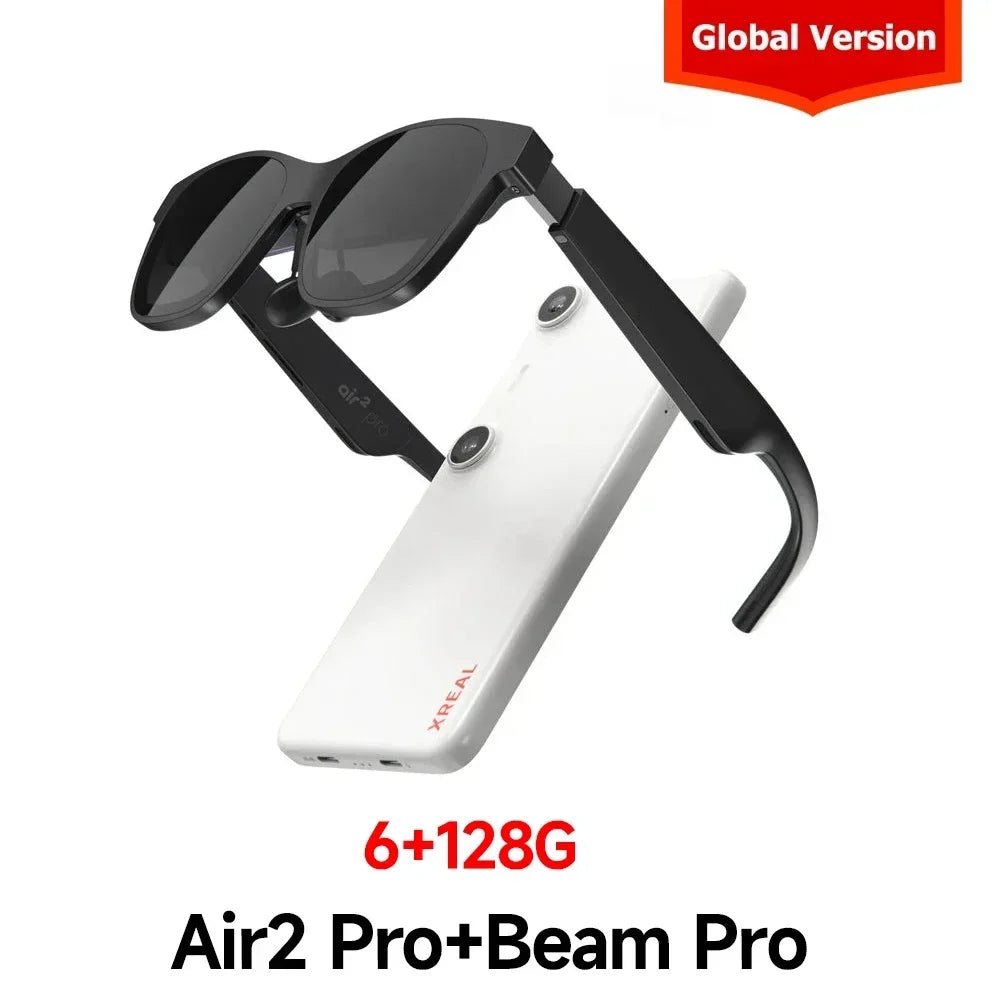 XREAL Air 2 Pro Smart AR Glasses WIth Beam Pro Global Version HD 130 Inches Space Giant Screen Private Cinema Portable 1080p