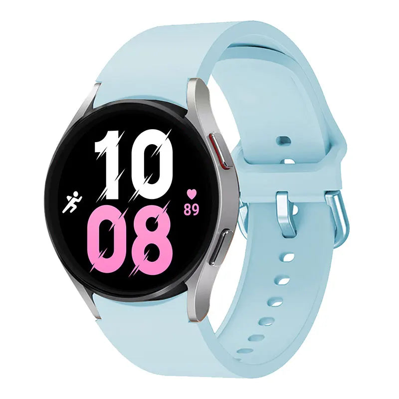 Strap For Samsung Galaxy Watch 6/4/7 44mm 40mm/5 Pro 45mm wristband 20mm Silicone Bracelet Galaxy Watch 6 classic 43mm 47mm Band