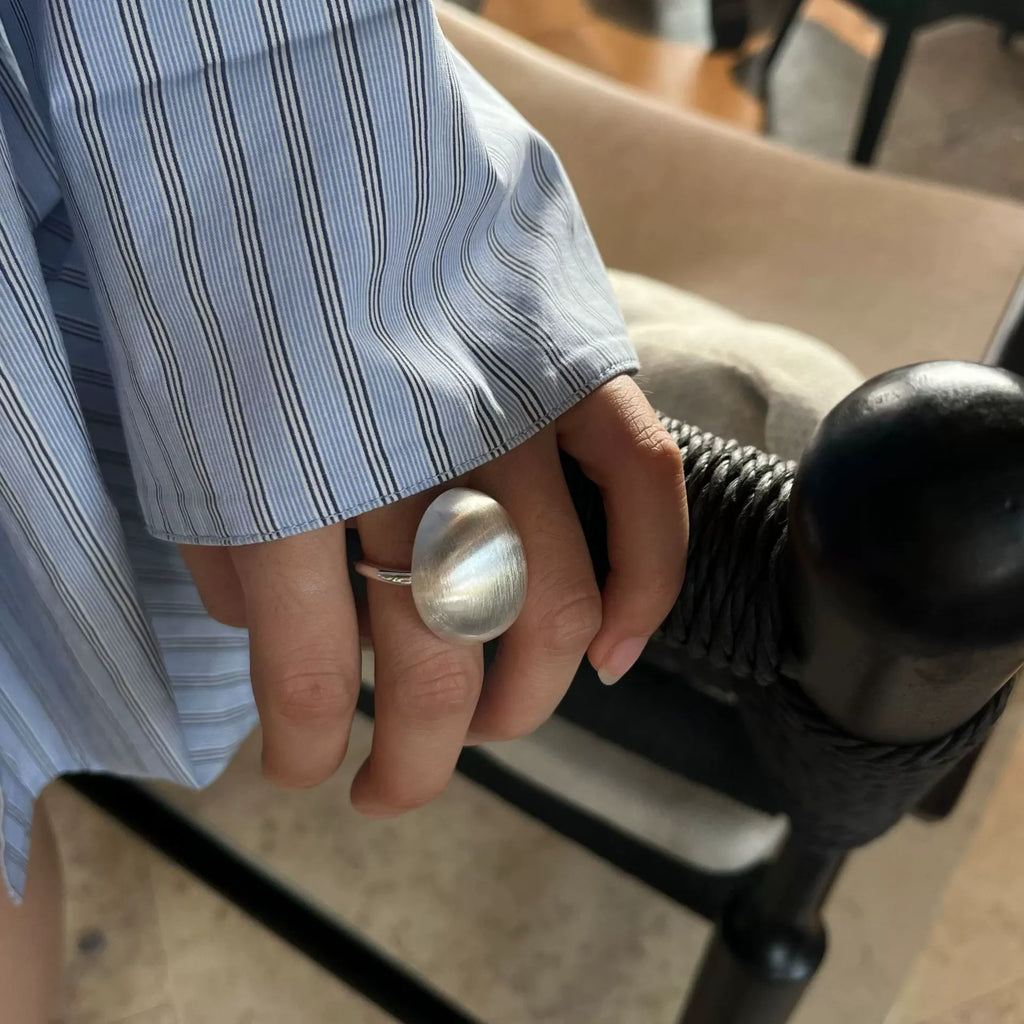 XIYANIKE Exaggerated Classic Scrub Square Geometric Rings For Men Women Hip Hop Fashion New Jewelry Couples Gift Party Rock