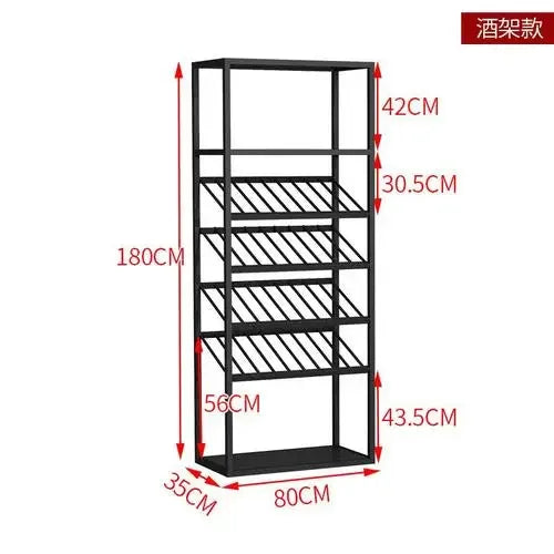 Kitchen Industrial Bar Cabinet Houses Wedding Iron Stackable Handmade Design Display Wine Rack Column Armadietto Cube Furniture