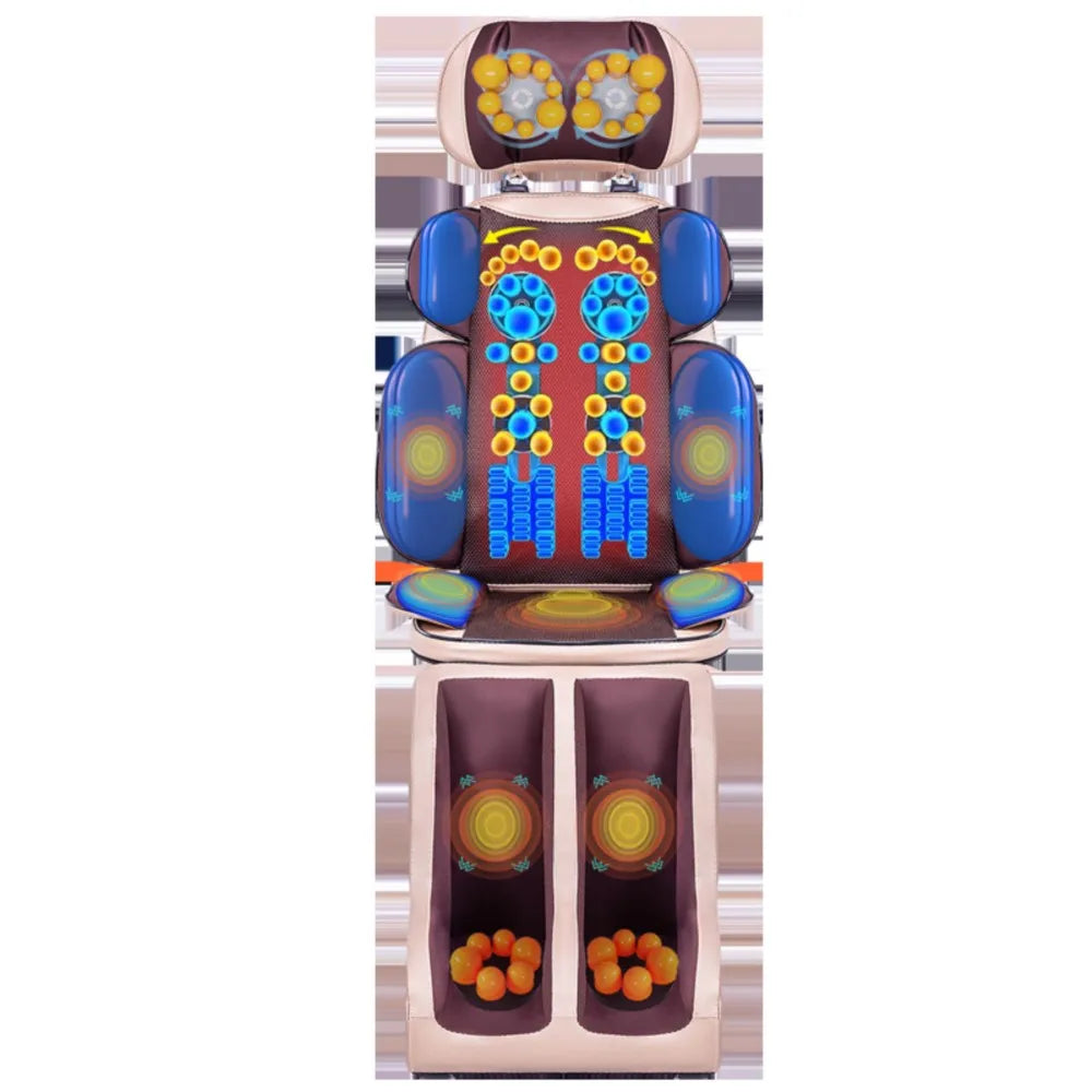 Shoulder and cervical vertebra massager instrument neck waist shoulder back lumbar functional whole body household chair cushion